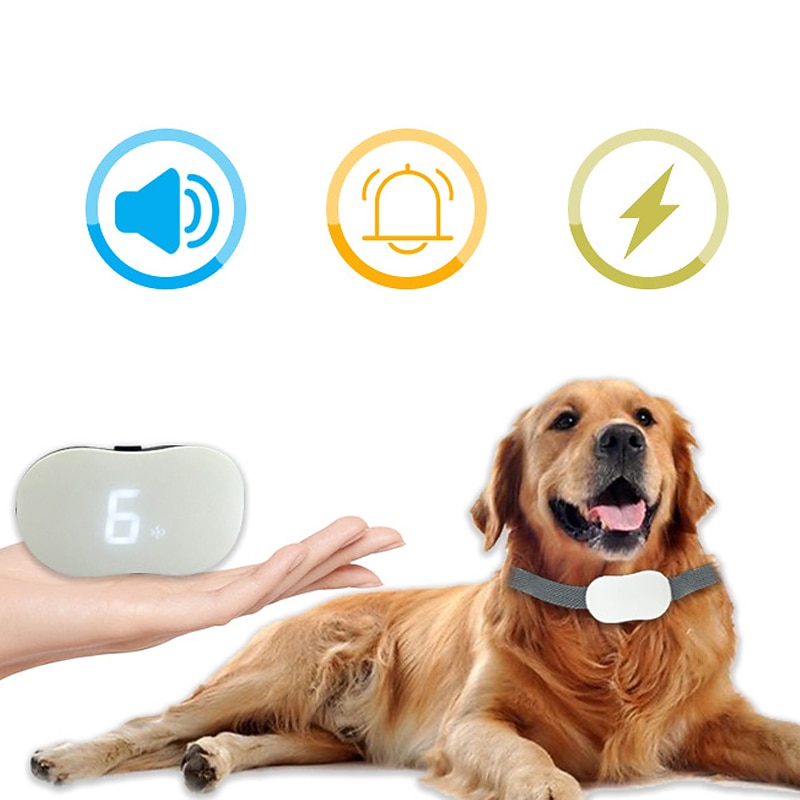 Intelligent Pet Barking Stop Device Barking Stop Collar Dog Waterproof Ultrasonic Fully Automatic Electric Shock Anti Barking Dog Trainer3