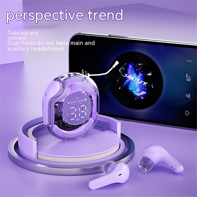 NEW T8 TWS Bluetooth 5.3 Headphones Wireless Earphone Sport Gaming Headsets Noise Reduction Earbuds Bass Touch Control2