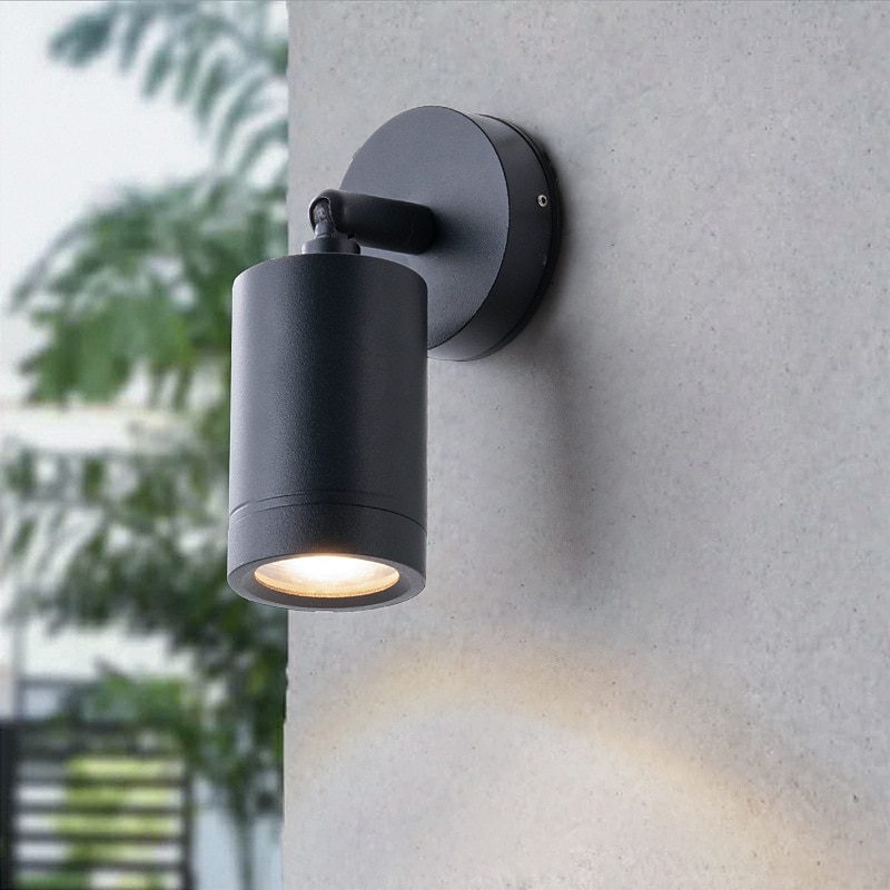 Outdoor Wall Sconce Spotlight Waterproof IP65 Wall Fixture Lighting Aluminum LED Exterior Sconce for Indoor Outdoor Patio Porch Warm White 110-240V2