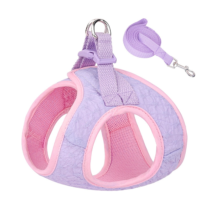 Anti Breakaway Chest Strap With Color Matching Seersucker Traction Rope For Comfort And Durability3