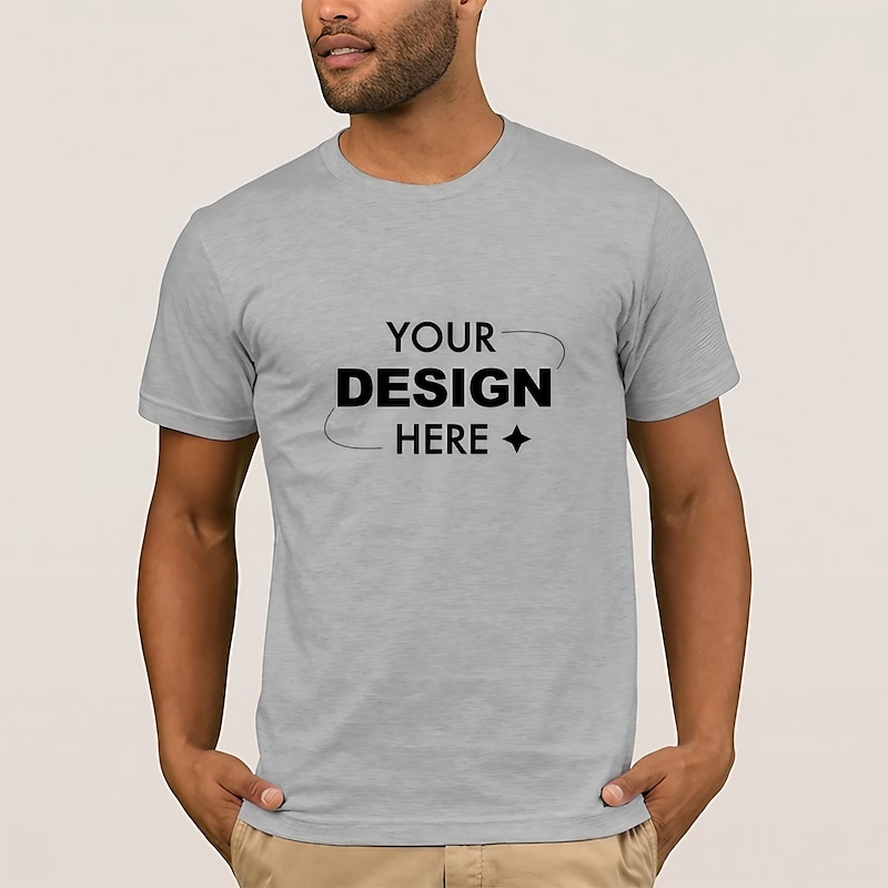 Custom 100% cotton T Shirt for Dad Grandpa Grandfather Gifts Cotton Add Your Own Photo Customized Shirts Personalized Men's Tee custom made