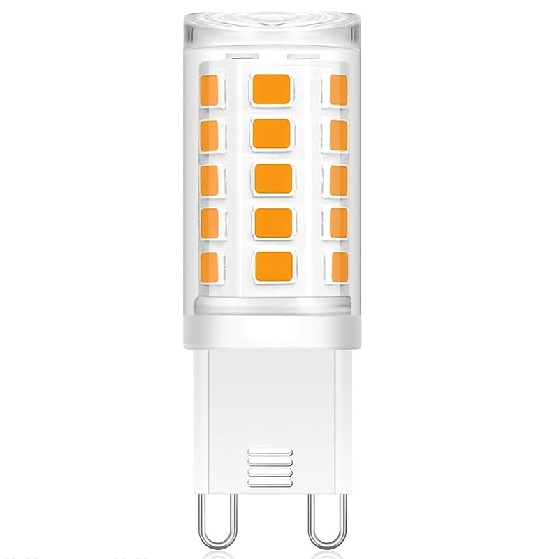 G9 LED Light Bulb  3W Equivalent to 30W Halogen Bulb 320Lumens No Flickering Not Dimmable  Energy Saving G9 Small Bulb