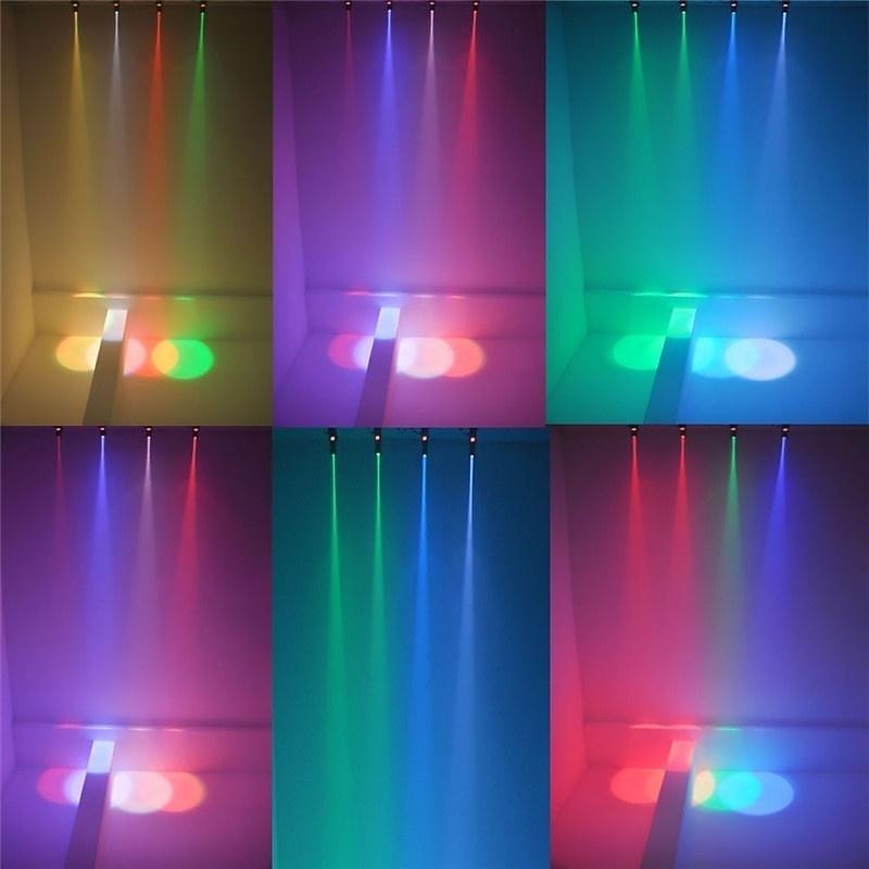 Uking 1pcs 30W RGB Stage Light LED Spot Moving Head DMX Disco DJ Party Voice-activated LED Stage Light4