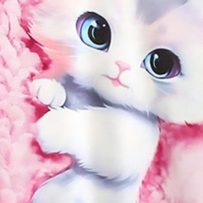 Girls' 3D Cat Sweatshirt Pullover Pink Long Sleeve 3D Print Fall Winter Fashion Streetwear Adorable Kids 3-12 Years Crew Neck Outdoor Casual Daily Regular Fit3