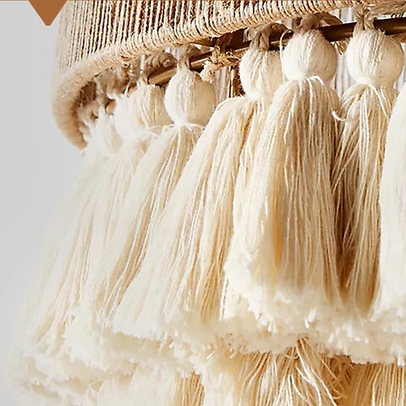 40 cm Circle / Round Design Pendant Lantern Design Pendant Light Hemp Rope Artistic Style Formal Style Vintage Style Vintage Country 110-120V 220-240V3