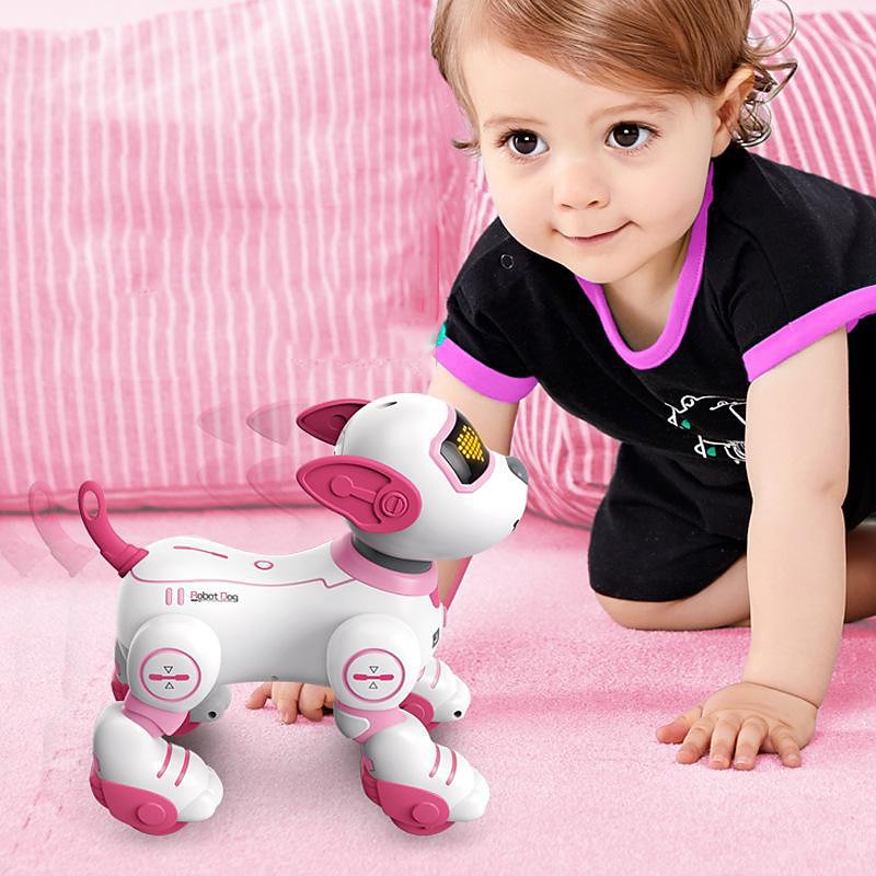 JJRC Children's Remote Control Intelligent Voice Dialogue Stunt Machine Dog Electric Induction Programming Dance Toy Gift Girl3