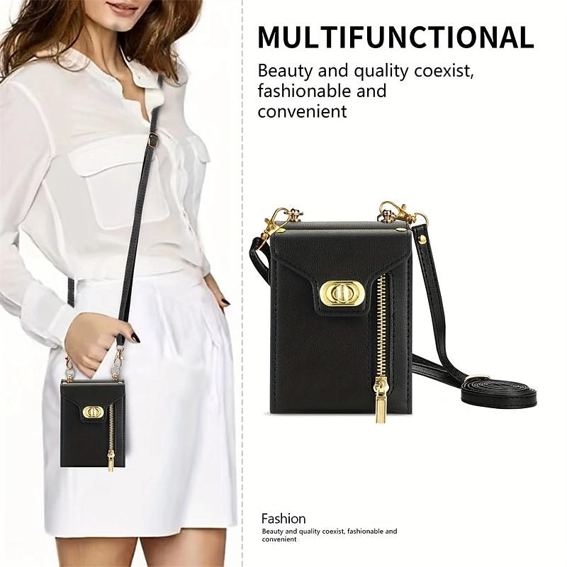 Phone Case For Samsung Galaxy Z Flip 7 Z Flip 6 Z Flip 5 Z Flip 4 Z Flip 3 Wallet Case Zipper with Lanyard PU Leather2