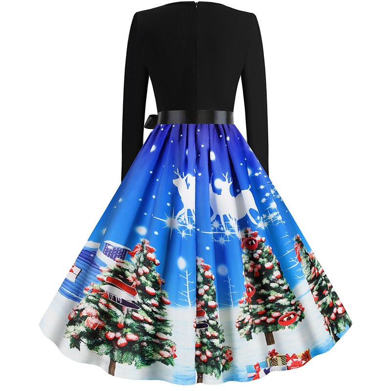 Santa Claus Christmas Dress Fancy Christmas Dress Women's Christmas 1950s Adults' Christmas New Year Christmas Eve Christmas Party New Year Eve Dress3