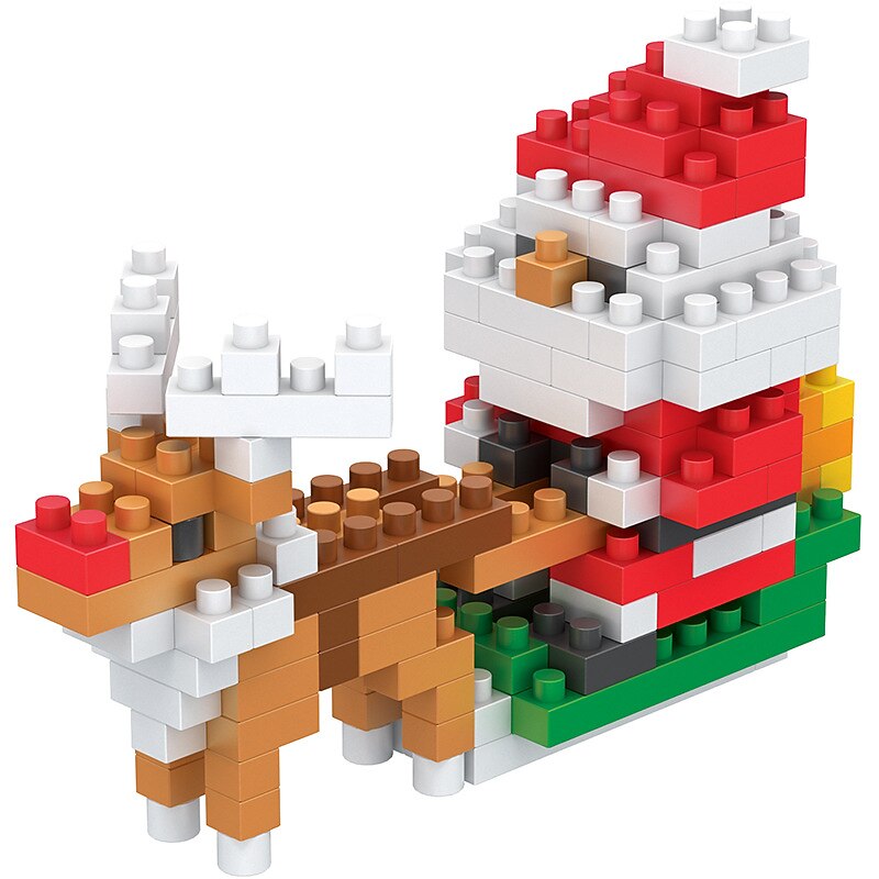 Building Block Christmas Building Sets Contain Reindeer Cart BlocksBricks Set Toys For Kids Ages 6 Christmas Decorations ChristmasPresents Gift For Boys For Girls Gift for Christmas Gifts4