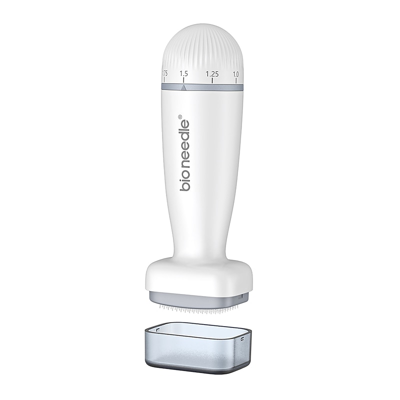 120Pin Bio Needle Derma Stamp For Hair Growth Adjustable Needle Length Microneedling For Skincare3