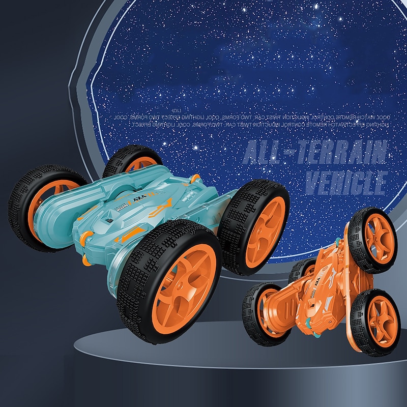 Light Music Swing Arm Stunt Vehicle 360  Rotating Rolling Climbing Off-road Drifting Children's Remote-controlled Car Toy Car3