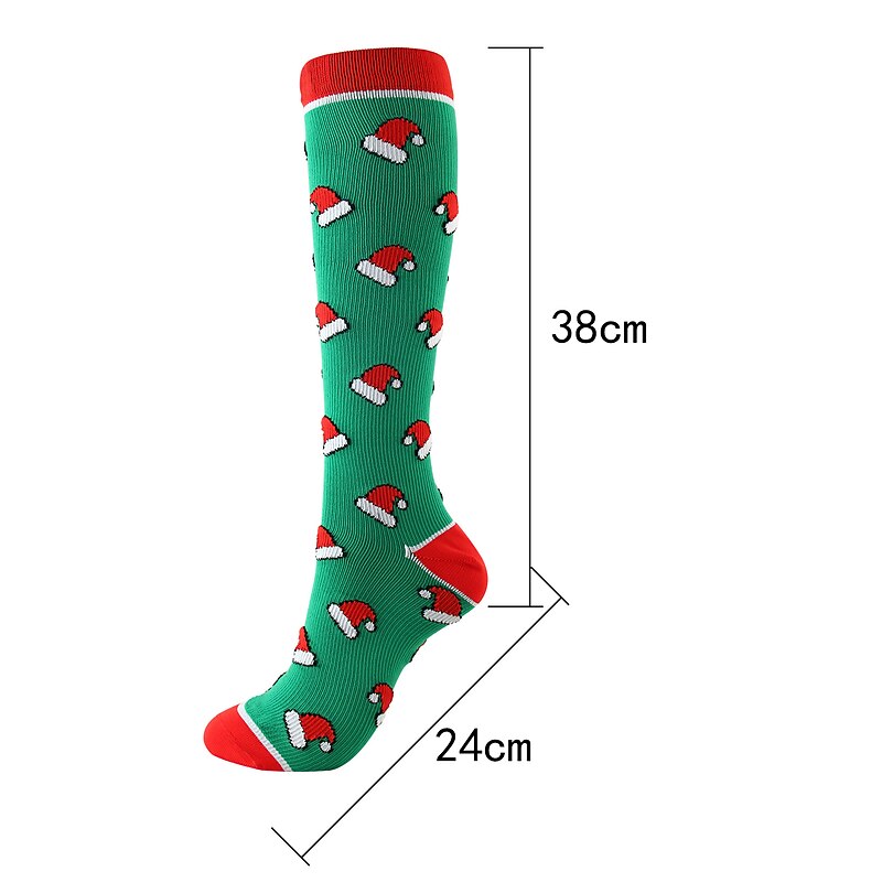 Santa Claus Reindeer Christmas Socks Unisex Cute Christmas Christmas Eve Socks2