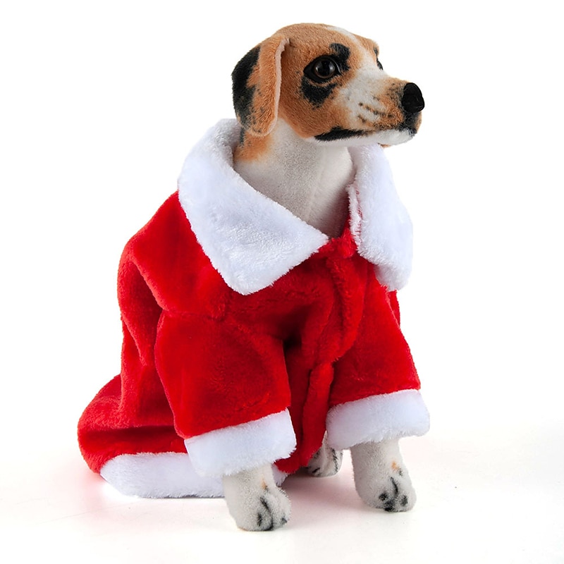 Dog Christmas Costumes Christmas Snowflake Christmas Tree Four Legged Clothes Casual Soft Comfortable Warm New Year2