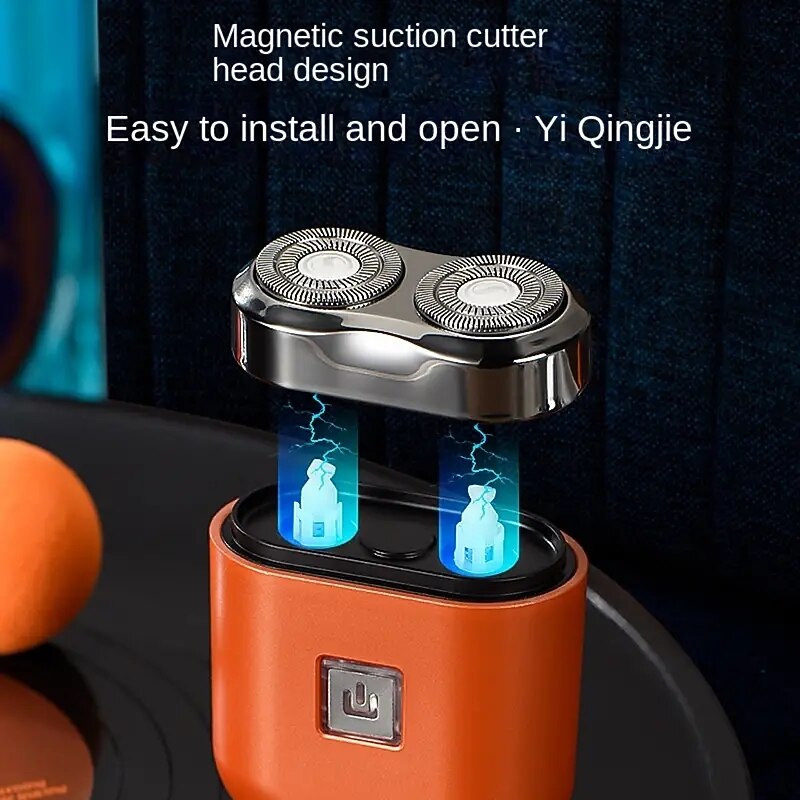 Mini Portable Electric Shaver Full Body Wash Double Blade Head Usb Rechargeable Shaver4