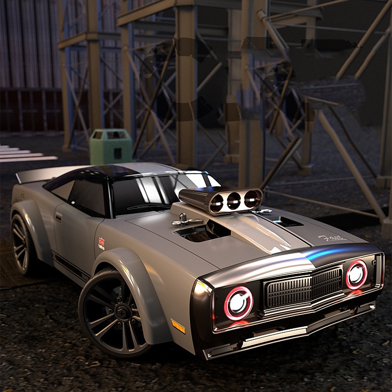 Full Scale Electric 4WD High Speed Muscle Drift Car Demon Eye RC Model Racing 38kmh3