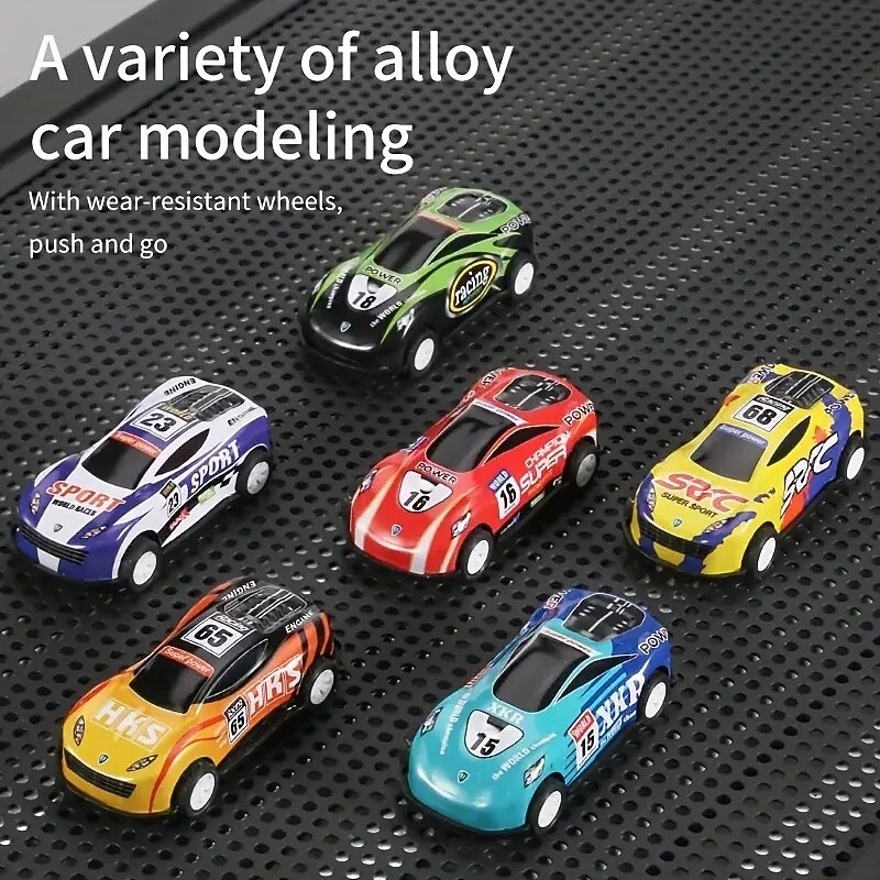 30.71inch Length Deformed Track Toy Car With 6pcs Alloy CarsHalloween And Festival Gift For Boys And Girls4