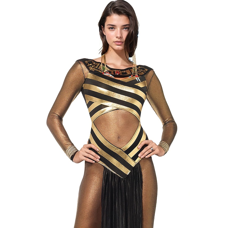 Ancient Egypt Sexy Costume Cosplay Costume Cleopatra Fancy Dress Women's Halloween Carnival Masquerade Party Bachelorette Party Adults' Dress Headwear4