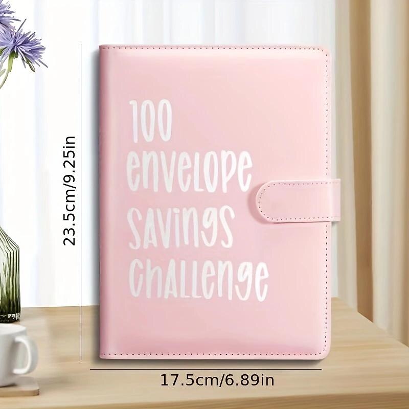 100 Envelopes Money Saving Challenge , Budget Planner Savings Challenge , 2023 New Budget Book Binder With Cash Envelopes ,Savings Challenges Notebook Binders To Save $5,0502
