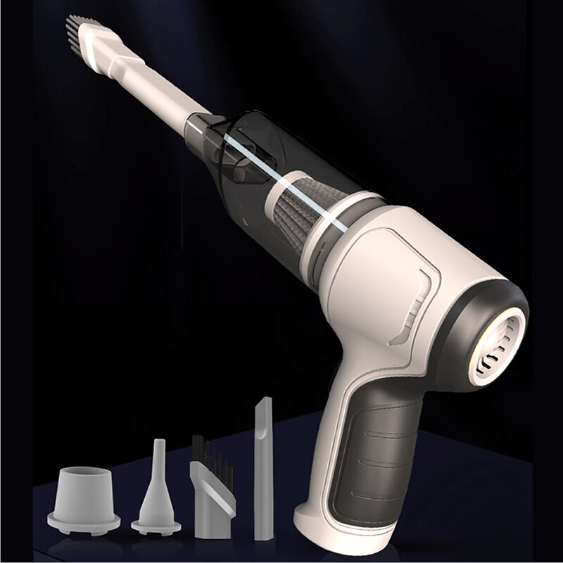 3-in-1 Handheld Vacuum Cleaner Battery, Wireless Mini Handheld Vacuum Cleaner, Portable Car Vacuum Cleaner Wet and Dry with Washable Filter, Powerful Handheld Vacuum Cleaner for Car, Office3