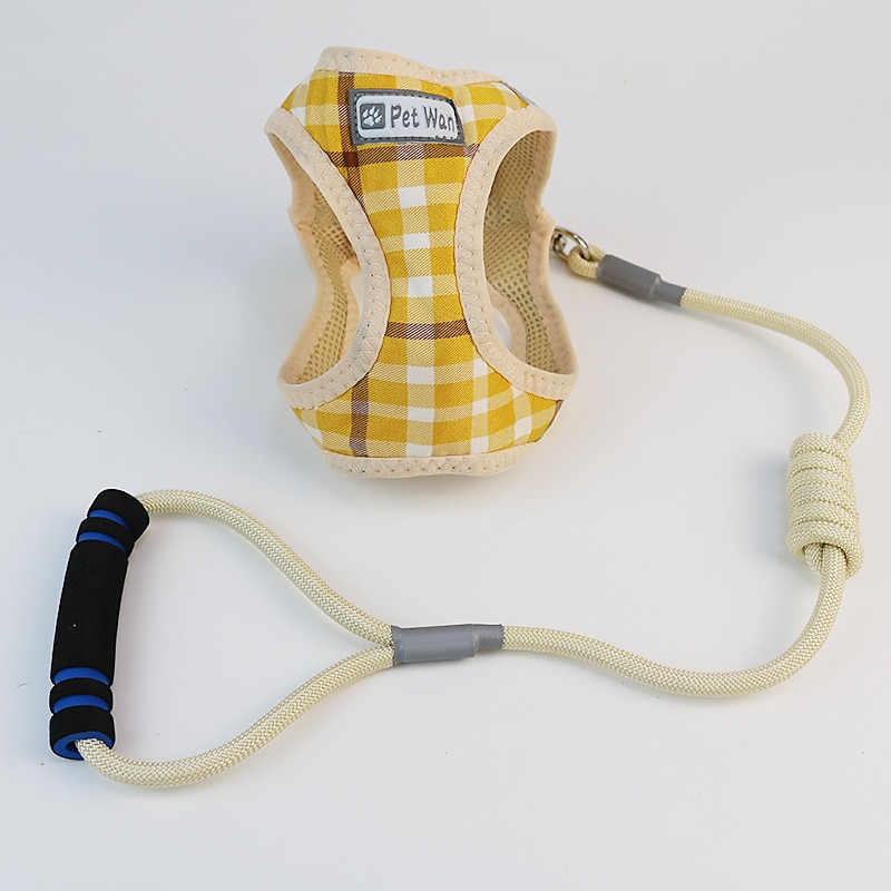 Cat Traction Rope Vest Style Reflective Chest Strap Anti Breakaway Pet Dog Traction Rope Cat Walking Rope2