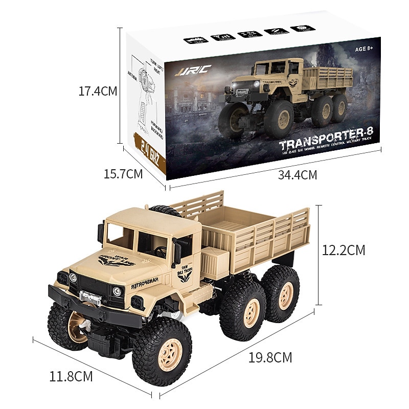 Children's Toys 116 Six Wheel Drive Military Vehicle Climbing Off Road Outdoor Simulation Remote Control Vehicle Cross Border3