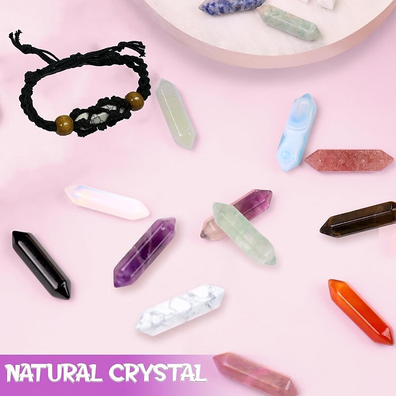 Stone Gift Box Advent Calendar, Gemstone 24 Days Countdown Calendar, Christmas Advent Calendar Polished Collection Toys For Geology Enthusiasts And Crystal Gem Collectors2