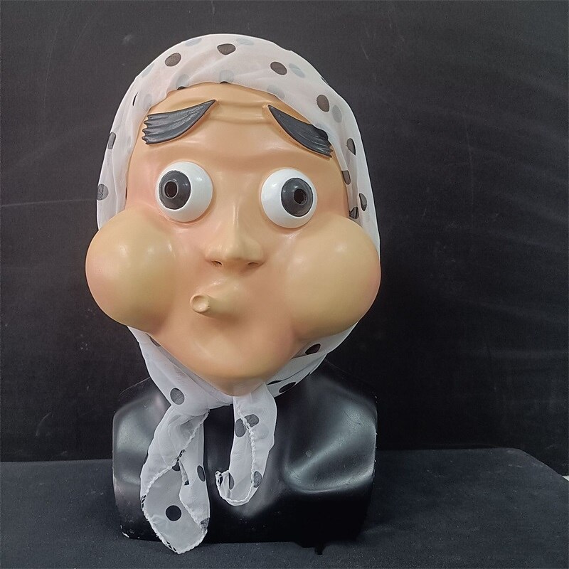 Ghost Destruction Blade Forged Knife Man Zaomen Charcoal Jilang Steel Tomb Firefly Mask Latex Mask Ball Halloween Makeup