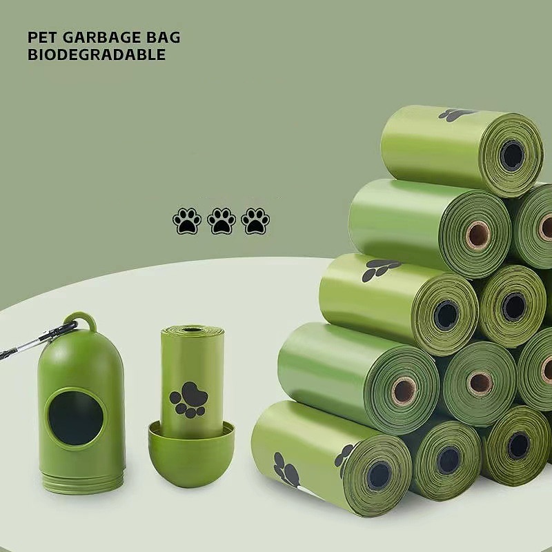 Dog Poop Bag Thickened Fully Degradable Poop Bag Excrement Picking Bag Divine Tool Shovel Cat Excrement Bag Pet Garbage Bag Excrement Picking Bag