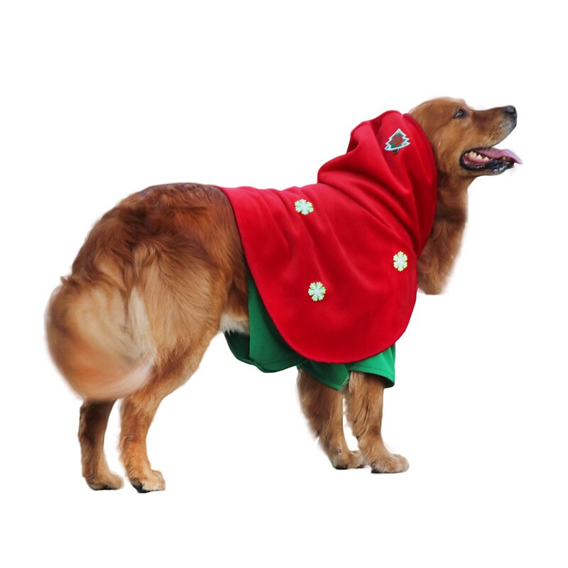 Dog Cat Cloak Christmas Outfit Cute Party Winter Breathable Soft Washable Comfortable Christmas Festival Dog Clothing for Bichon Frise Pomeranian Baby Pet Papillon Small4