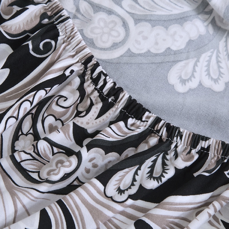 2 Pcs Seat Covers for Dining Room Stretch Seat Slipcover Removable Washable Upholstered Chair Cushion Slipcovers for Kitchen Office3