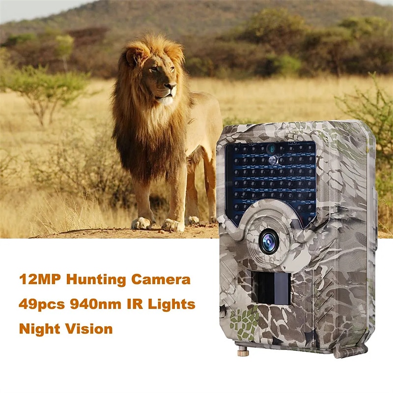 Trail Camera with Night Vision Motion Activated, Waterproof 1080P 12Mp Infrared Game Camera for Hunting, Cellular Scouting Trail Cameras with Wide Angle Lens for Wildlife Monitoring2