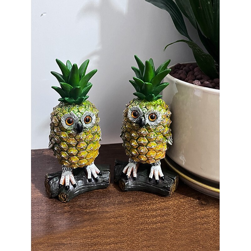 1 resin process variation pineapple owl creative aquarium fish tank decoration hot selling new model