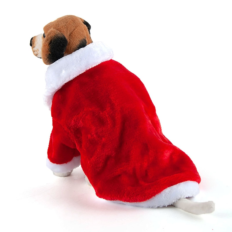 Dog Christmas Costumes Christmas Snowflake Christmas Tree Four Legged Clothes Casual Soft Comfortable Warm New Year3