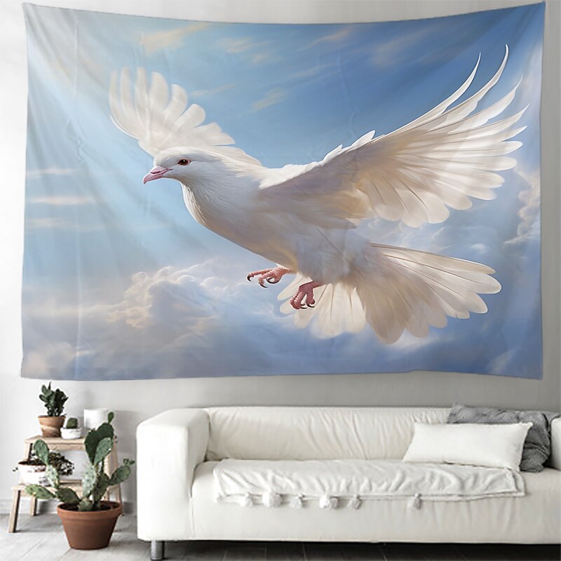 Peace Dove Hanging Tapestry Wall Art Large Tapestry Mural Decor Photograph Backdrop Blanket Curtain Home Bedroom Living Room Decoration2