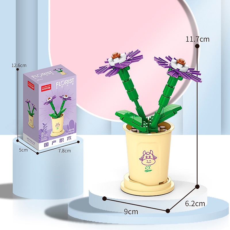 Festival Series Building Blocks Festival Tree Music Box Snowman Tabletop Decoration Holiday Gift Assembly3