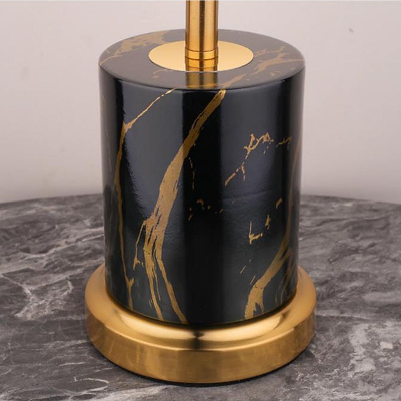 Table Lamp Bedroom Bedside Lamp Marble Vintage Sensor Lamp Hand Touch Sensor Table Lamp 85-265V4