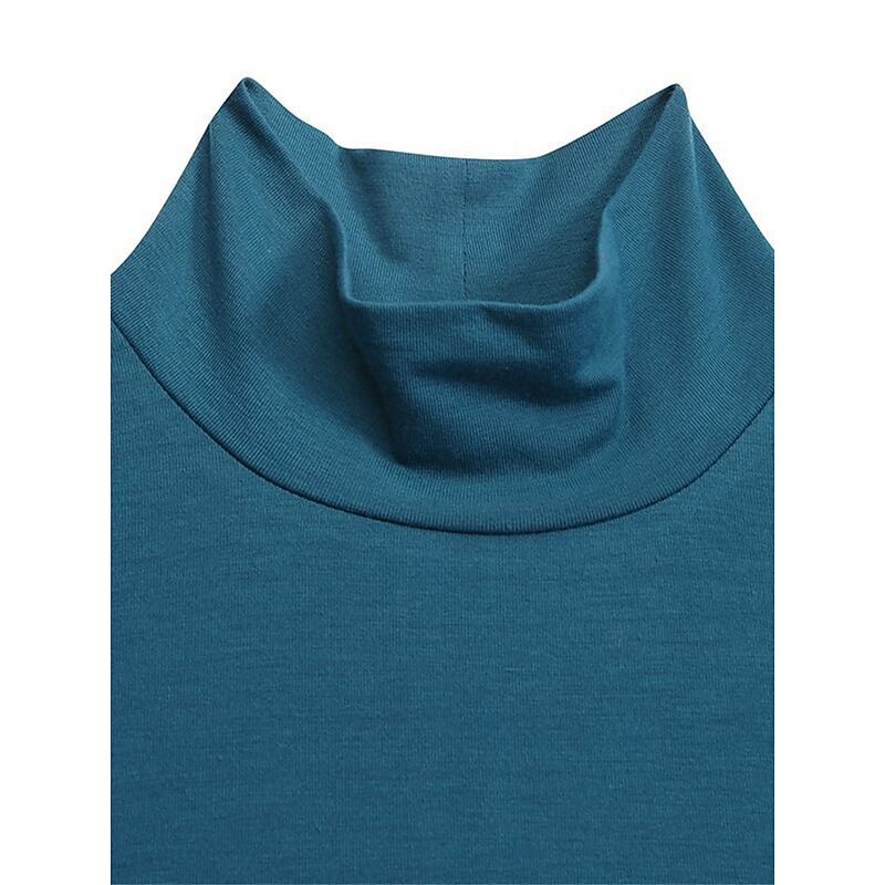 Women's Long Dress Maxi Dress Black Dress Casual Dress Winter Dress Cocktail Dress Fashion Basic Classic Outdoor Vacation Daily Loose Fit Long Sleeve Stand Collar Black Pink Blue Brown Fall Winter 16