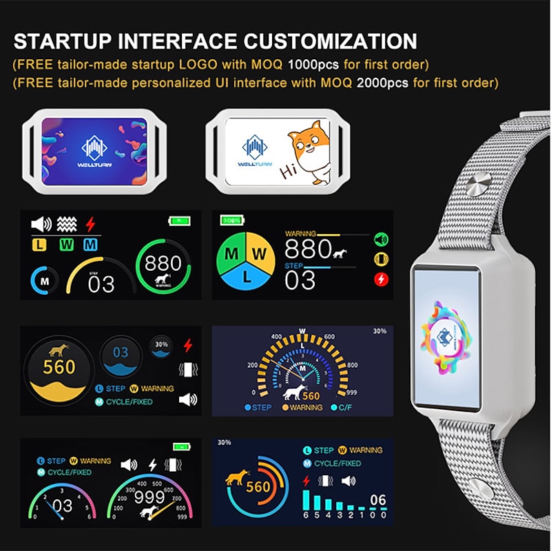 Dog Training Shock Collar Shock Collar For Dogs With Remote Dog Barking Control Devices Easy Install Electric 3 Modes Beep Vibration Dog Waterproof Anti Bark Rechargable Safety ABS+PC Electronic4