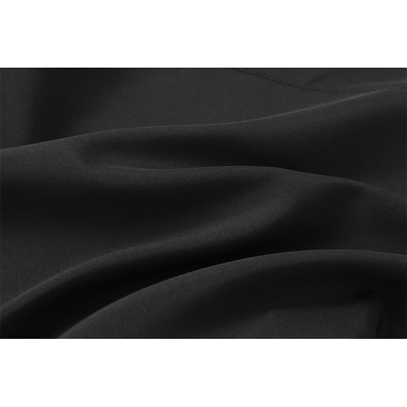 Men's Summer Shirt Casual Shirt Black White Wine Dark Navy Blue Long Sleeve Plain V Neck Street Vacation Sexy Clothing Apparel Fashion Shirts Leisure4