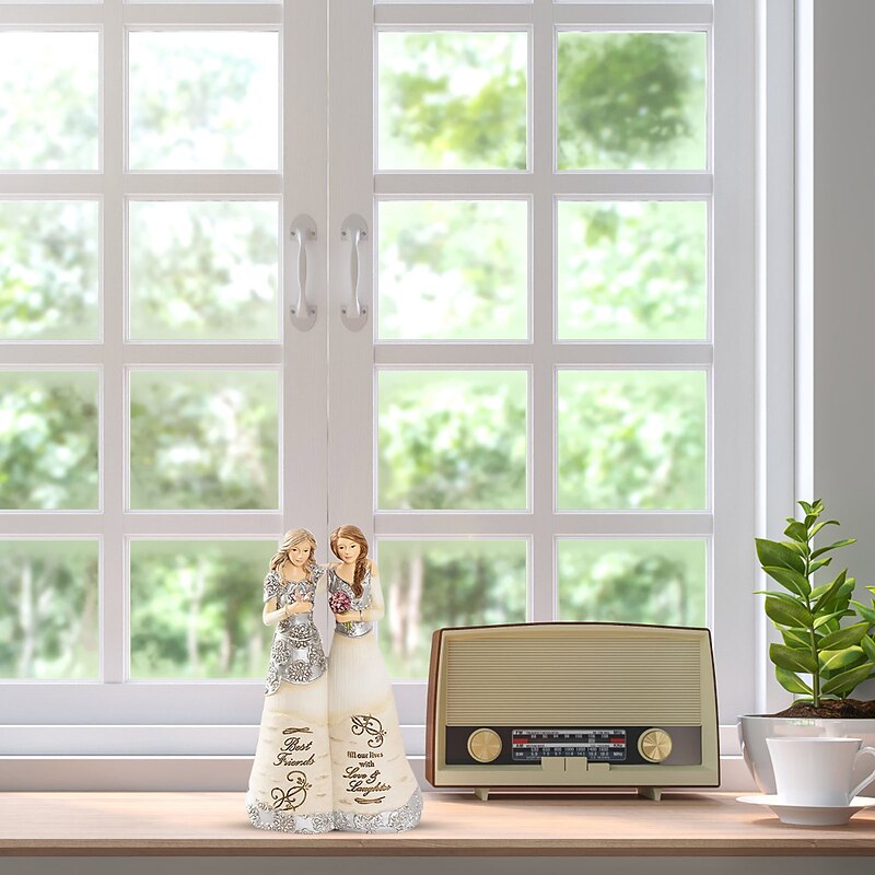 Figurine Celebrating Friendship Room Home Decor Resin Angel Statue Sister Friend Decoration Valentines Day Gift4