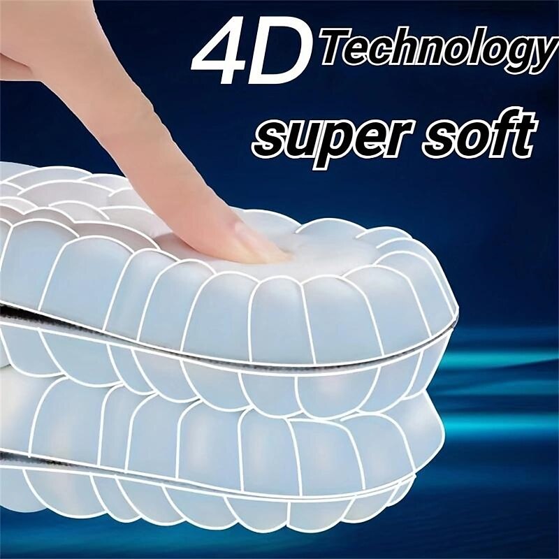 1 Pair 4D Massage Insoles Super Soft Sports Shoes Insole For Feet Running Baskets Shoe Sole Arch Support Orthopedic Inserts Unisex4