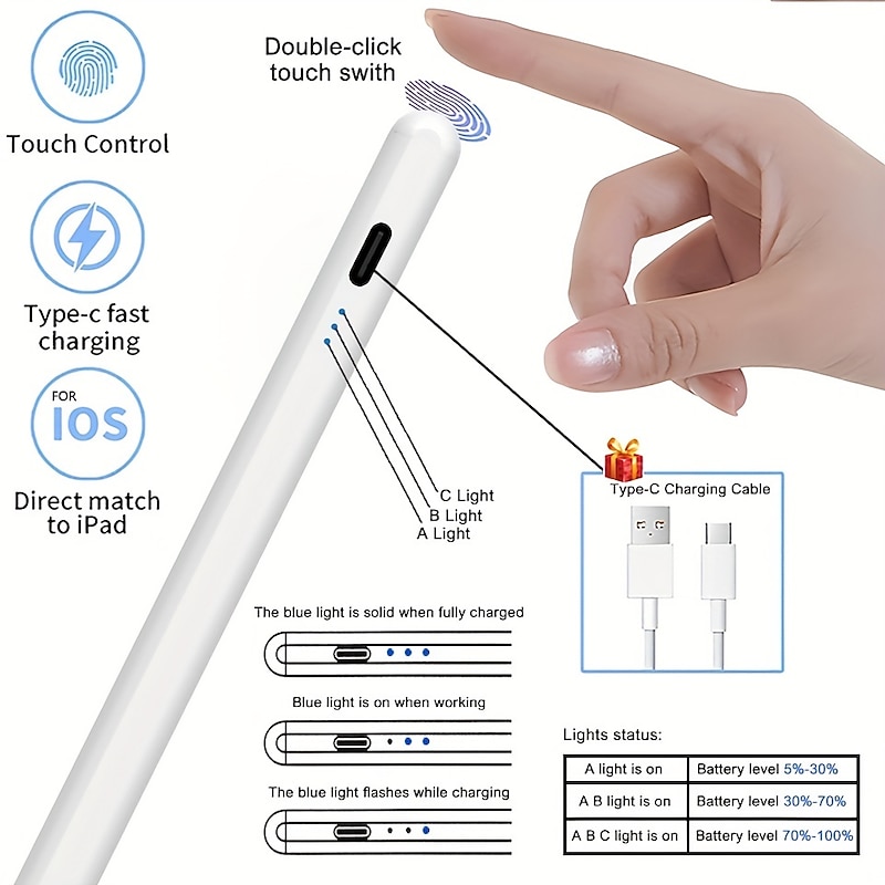 Stylus Pen Perfect For Phone Tablet Writing  Drawing For Android IOS Windows Touch Screens Universal Touch Pen For IPad IPhone  Apple Pencil Samsung3