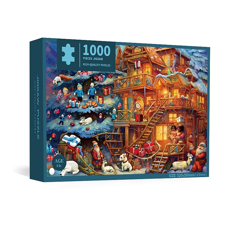 Festival Countdown Puzzle - 1000 Pieces Jigsaw Puzzles For Adults And Kids - Advent Calendar 2023 Festival Gifts Home Decoration - Festival Advent4