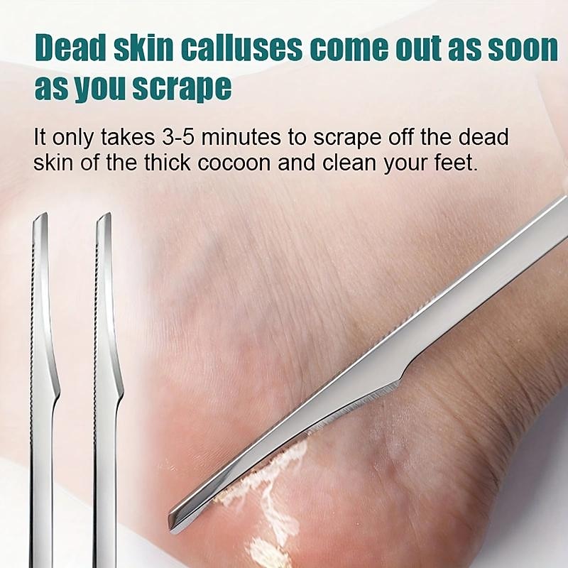 Stainless Steel Foor Knife Foot Dead Skin Remover Toe Nail Shaver Feet Pedicure Knife Foot Callus Rasp Foot Care Tool3