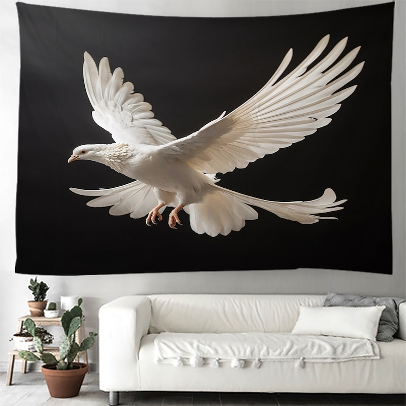 Peace Dove Hanging Tapestry Wall Art Large Tapestry Mural Decor Photograph Backdrop Blanket Curtain Home Bedroom Living Room Decoration3