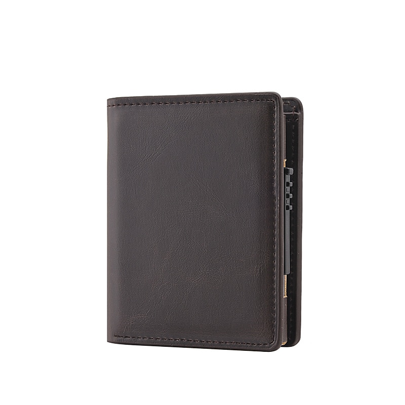 Top Quality Short Smart Male Wallet Leather RFID Wallet Men Anti-theft Card Holder Card Small Coin Purse Pocket4