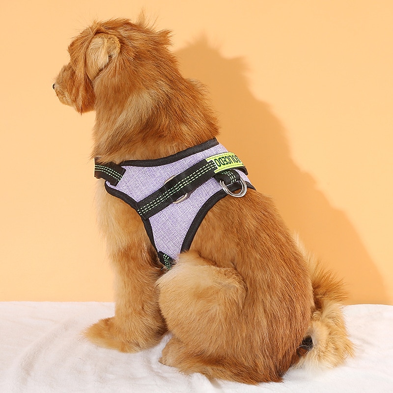 Sponge Mesh Big Dog Walking Rope Chest Strap Saddle Dog Pet Chest Back Coat Pet Supplies