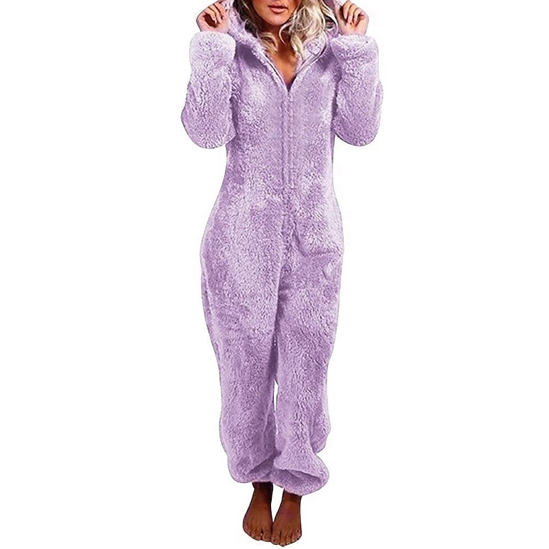 Teddy Bear Nightwear Christmas Pajamas Onesie Pajamas Women's Cosplay Costume Adults' Masquerade Party Home Wear Onesie4