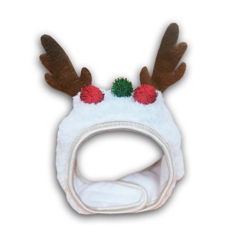 Dog Christmas Outfit Pet Christmas hat Cat dog cute pet head costume Panda small dog hat cat toy head4