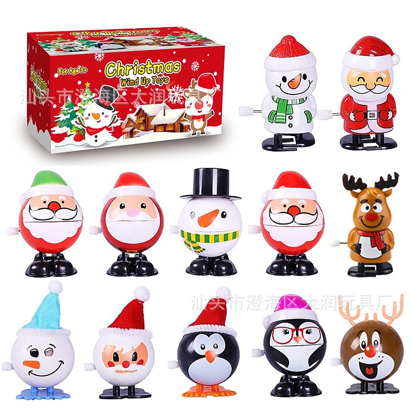 Novelty Fun Windup Walking Santa Claus Christmas Gift Toys3